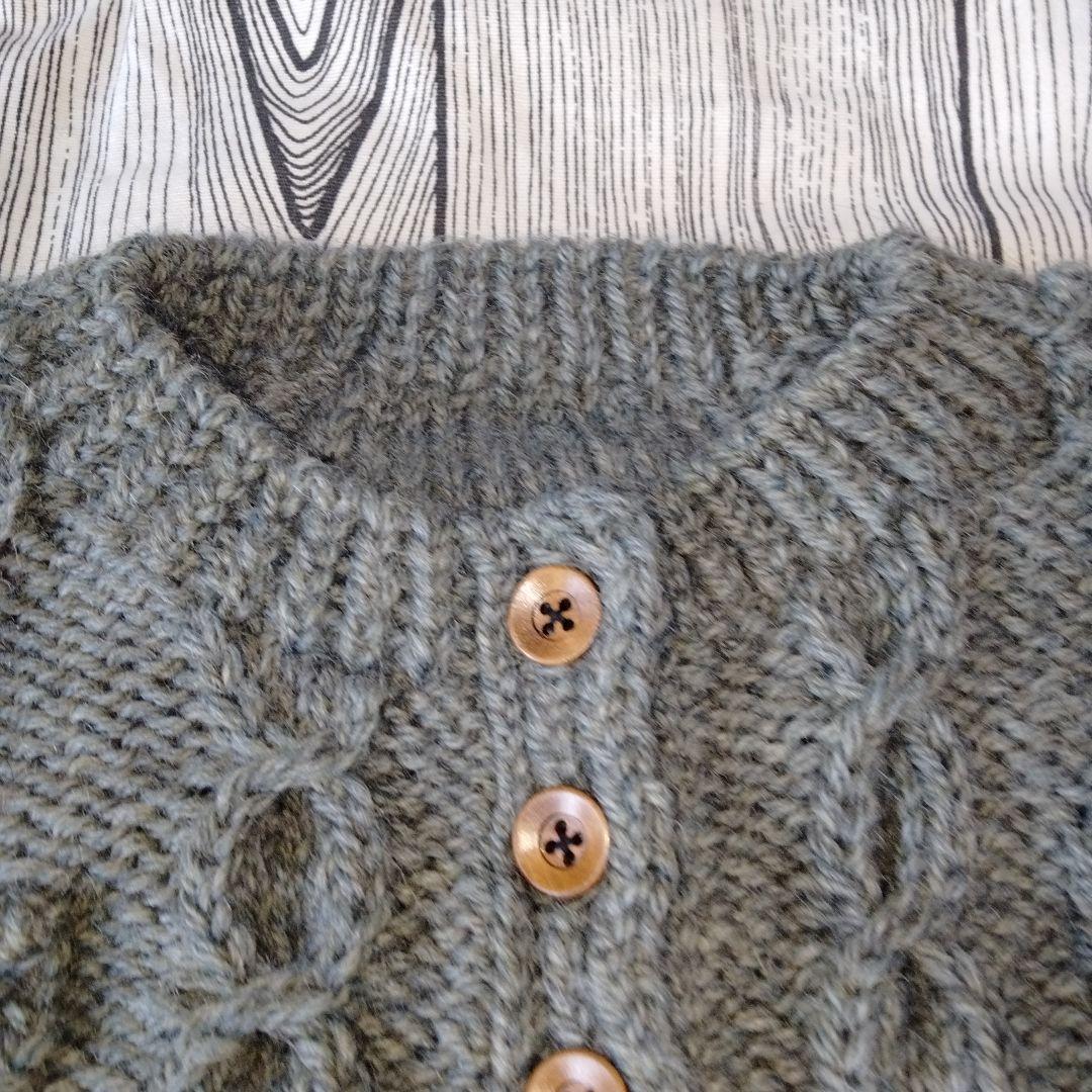 【ヘンリーネックのベスト】ハンドメイド