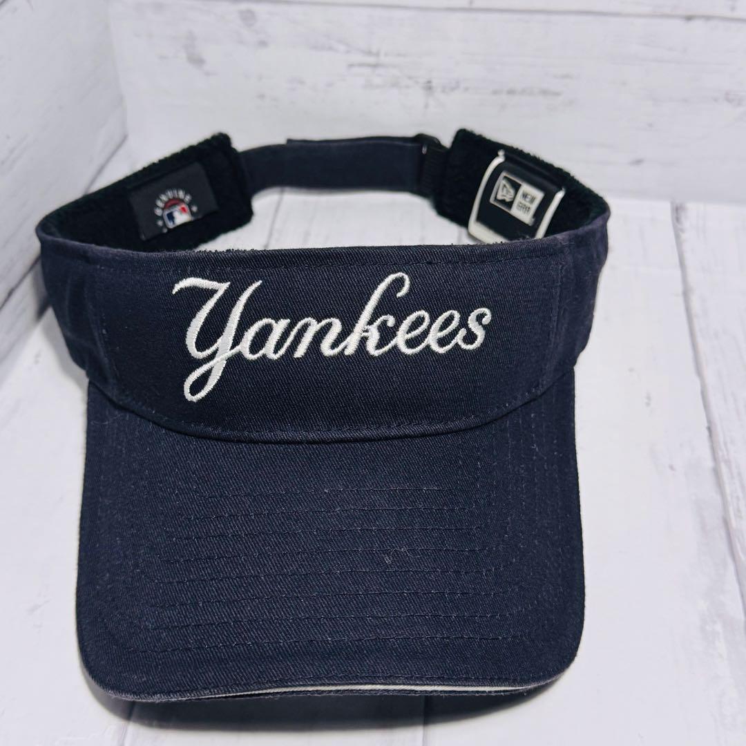 NEW ERA Yankees 선 바이저 블랙계