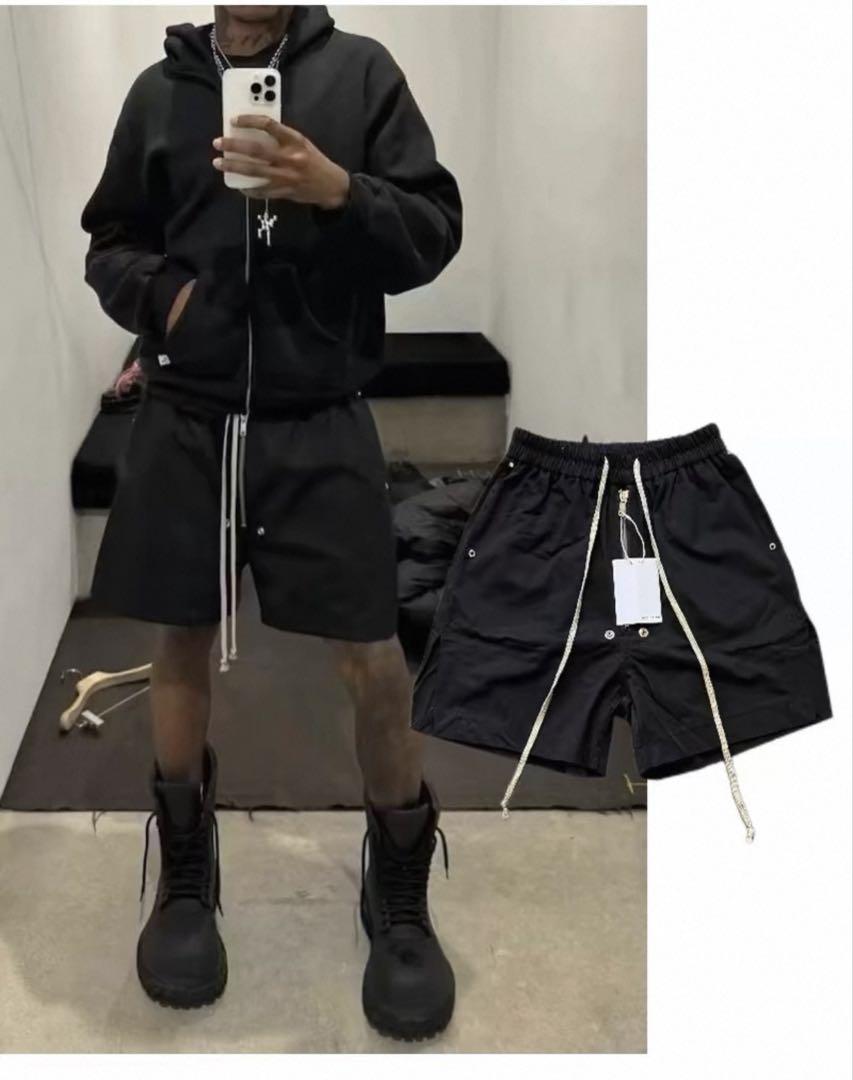 RickOwens darkshadow ハーフパンツ レザー opium - メルカリ