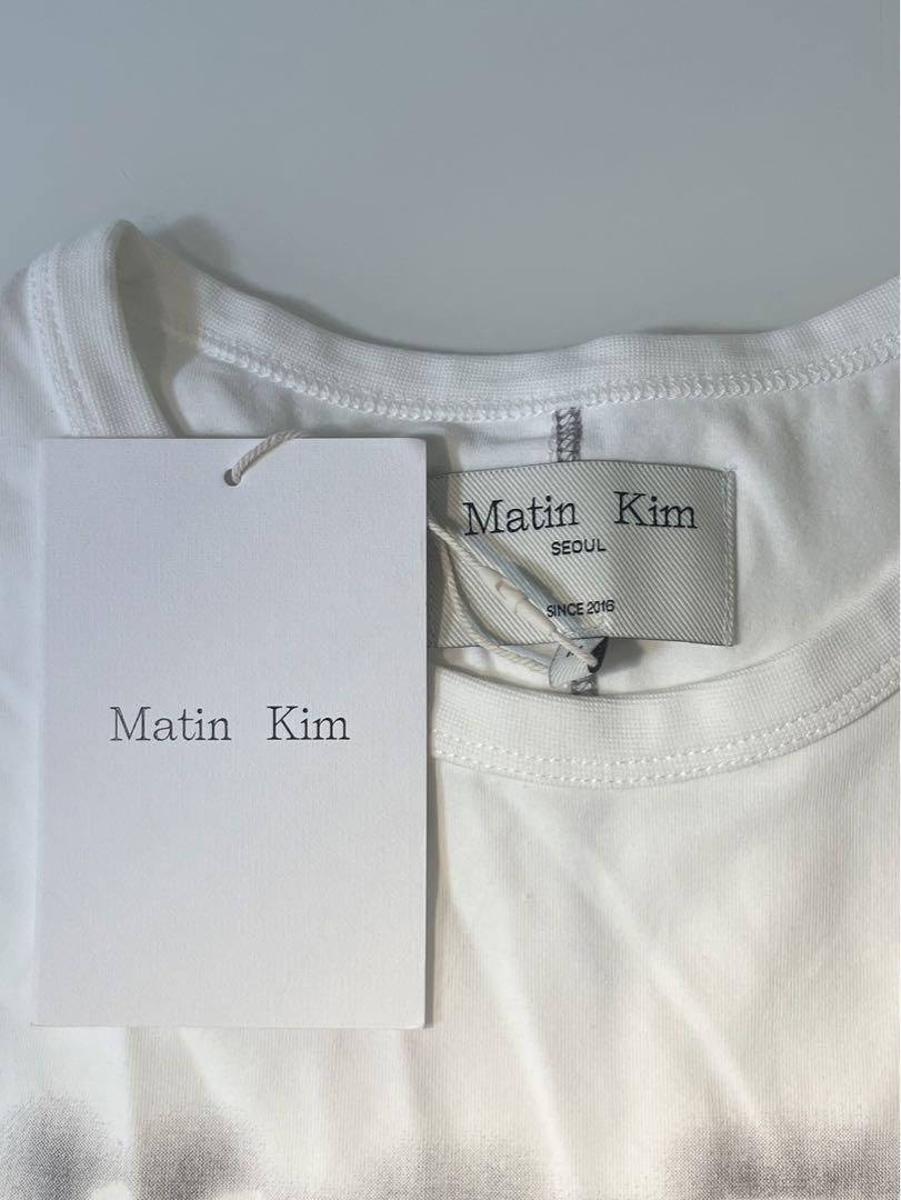 新品未使用♡韓国発MartinKimマーティンキムロゴtシャツカットソートップス