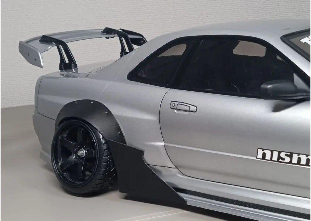 ラジコンボディ カスタムボディNO.81 R34 GTR - メルカリ