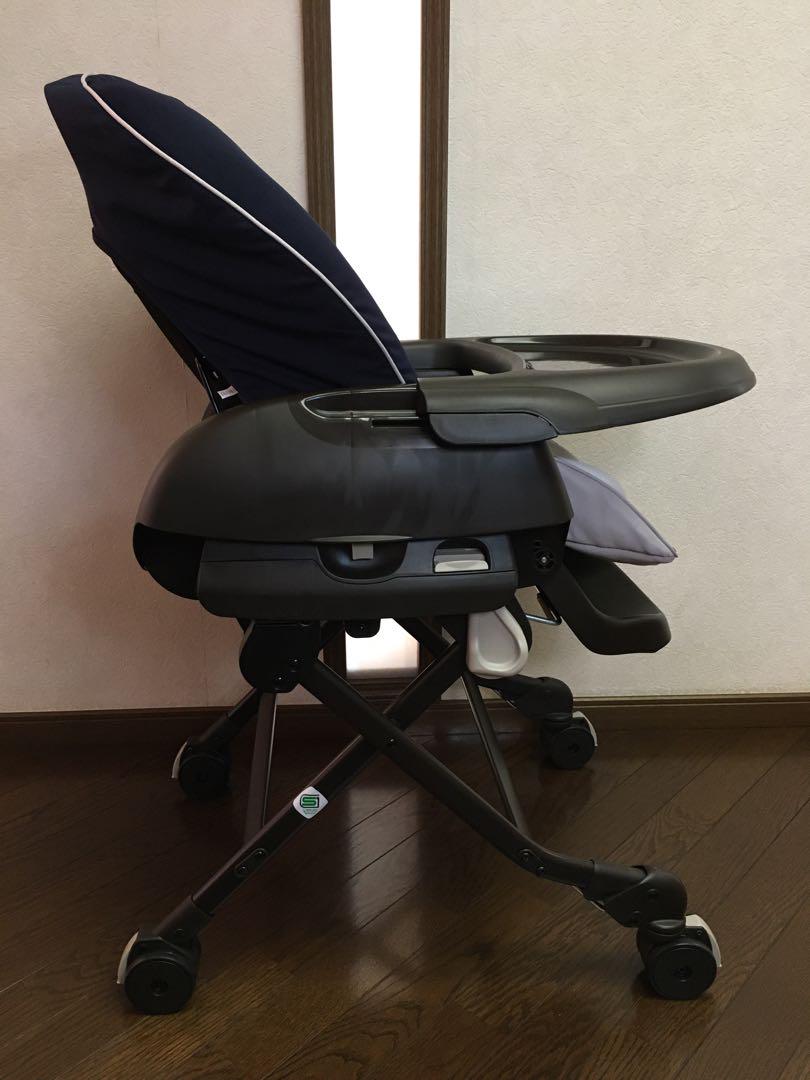 美品 Combi コンビ ネムリラエッグショック 手動 ハイローチェア 限定