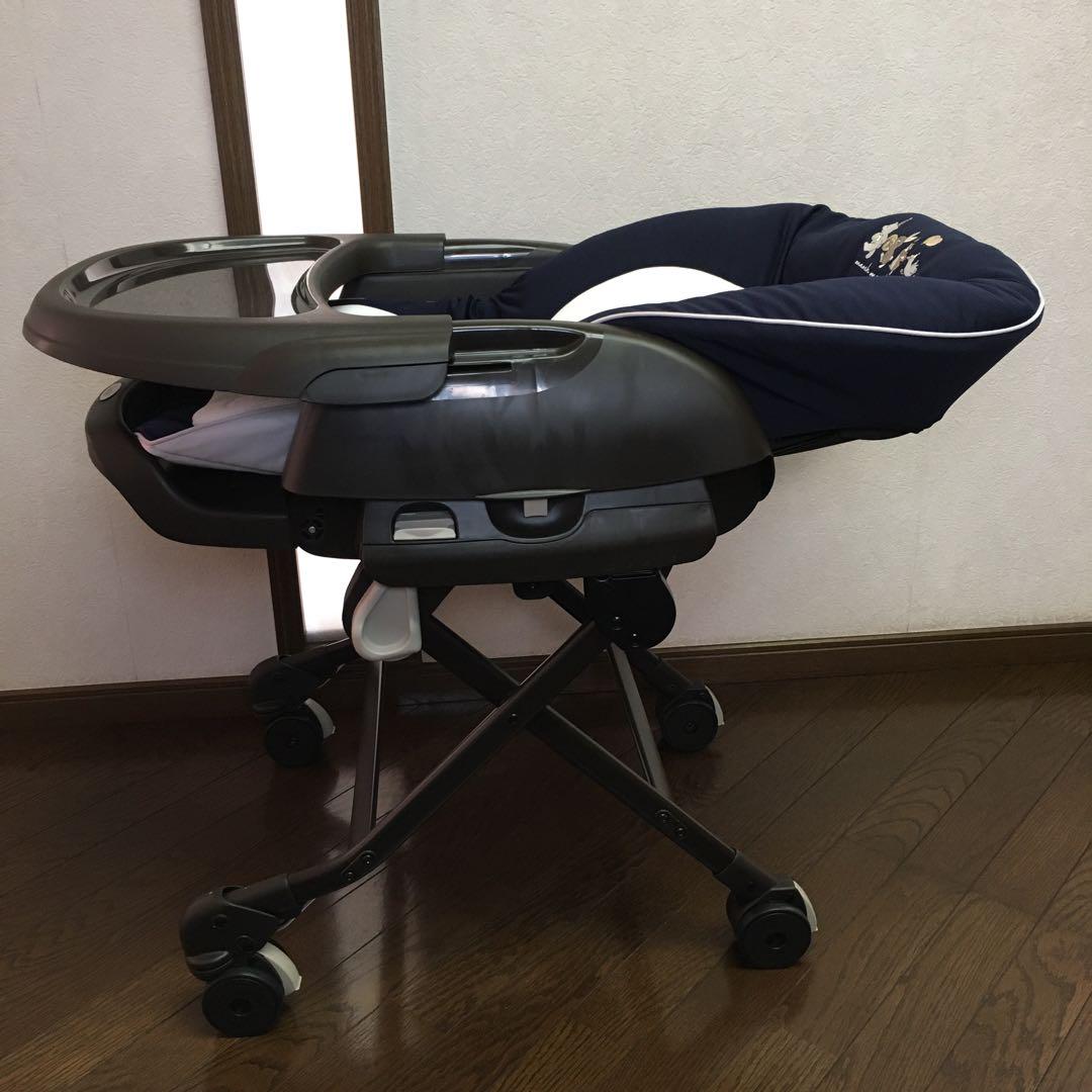 美品 Combi コンビ ネムリラエッグショック 手動 ハイローチェア 限定