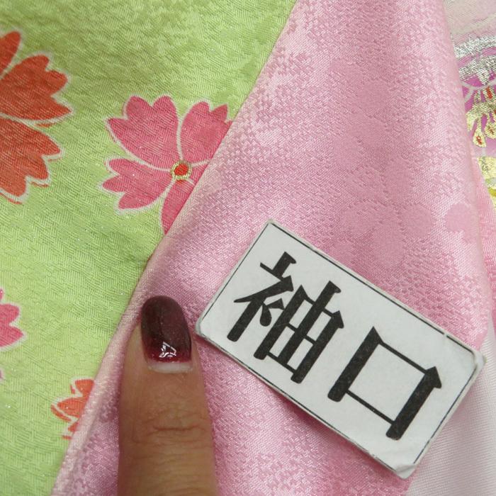 爆買い大得価 振袖 正絹 花模様 金駒刺繍 成人式 トール 銀通し A549-5 L 中古 6ROHz-m53430785450 高品質SALE