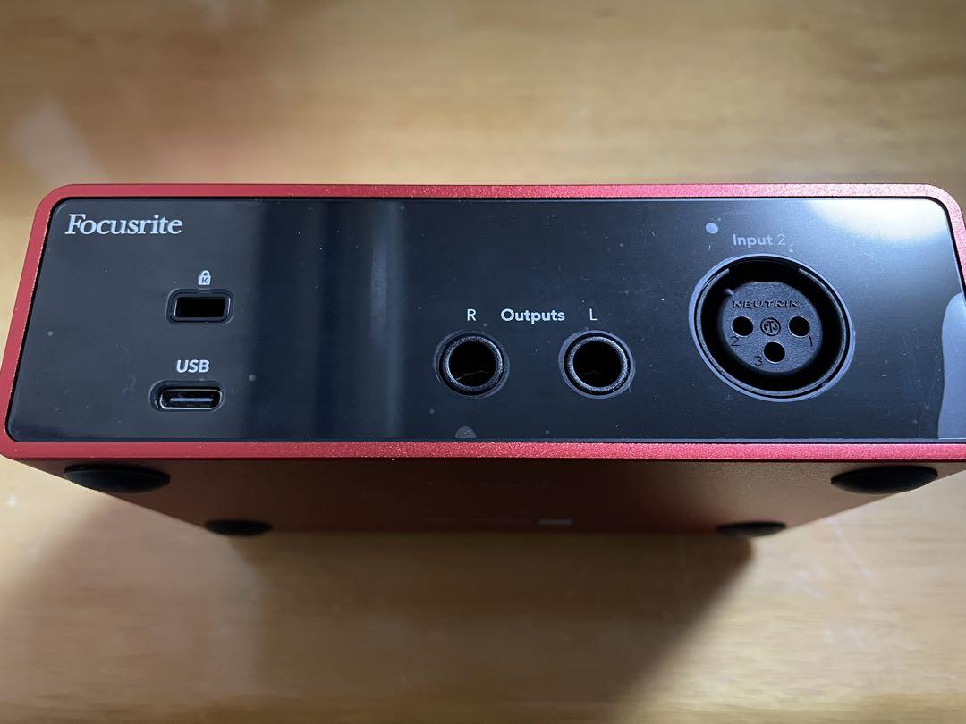 DTM・DAW focusrite scarlett solo gen4