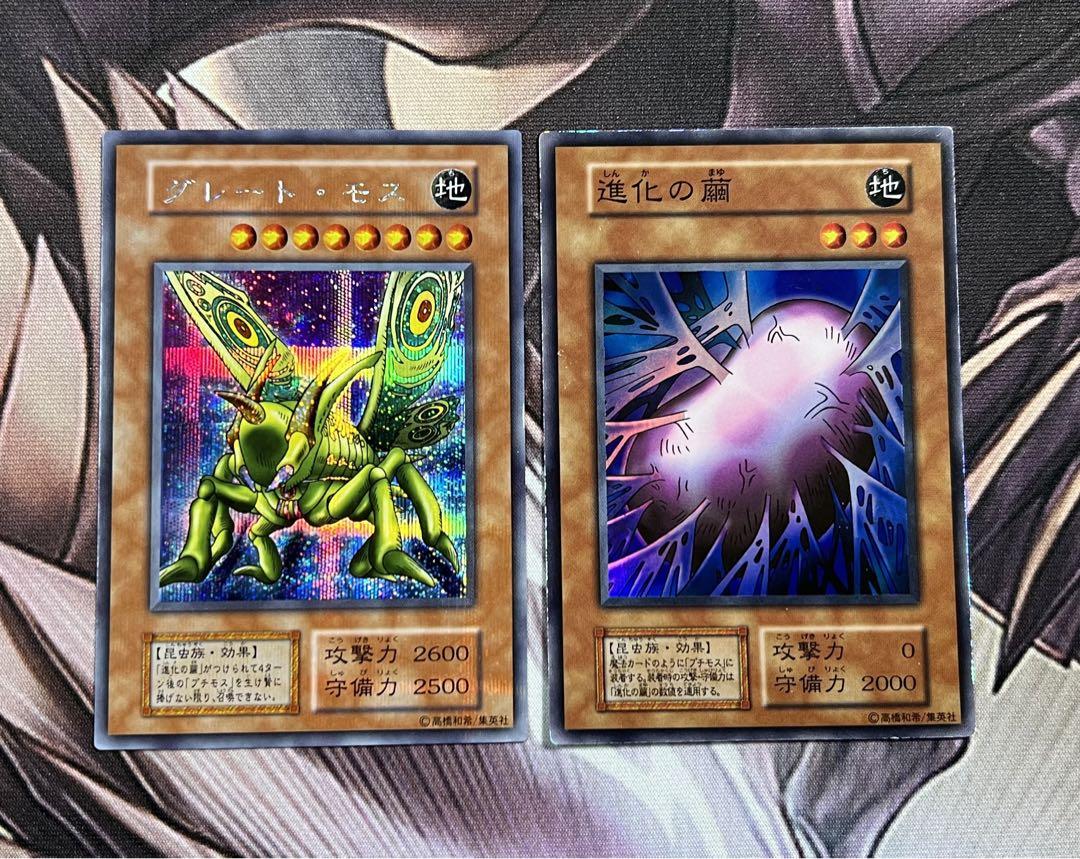 遊戯王 初期 グレート・モス 進化の繭