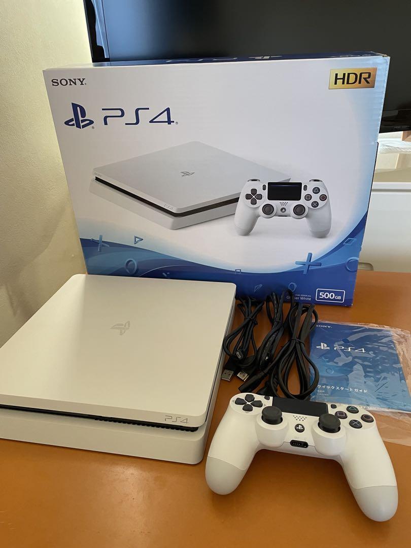 美品⭐︎PlayStation4 グレイシャーホワイト CUH-2200A B02