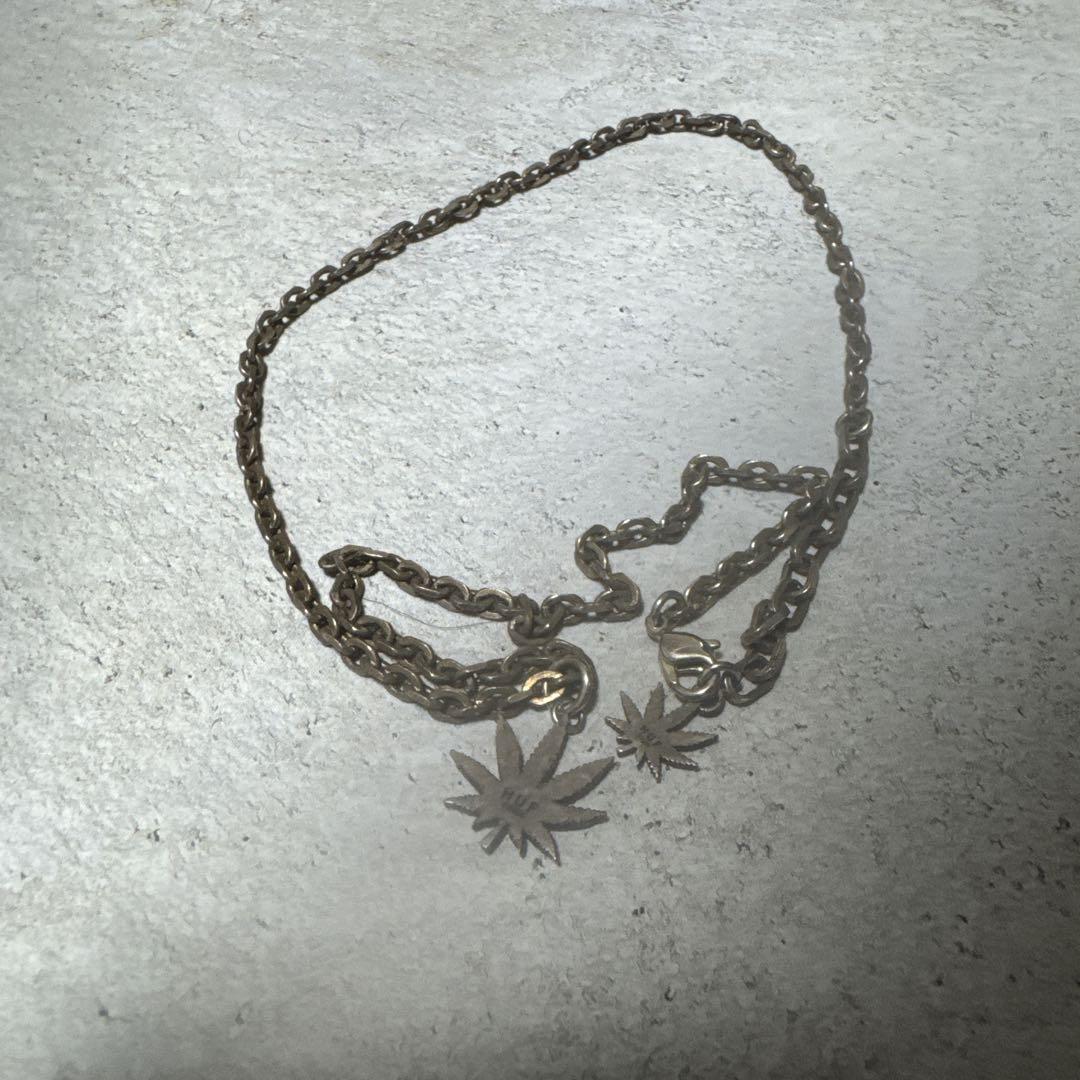 アメージングタイランド・グランドセール 正規品 ネックレス HUF プラントライフ シルバー 葉っぱ型 アクセサリー