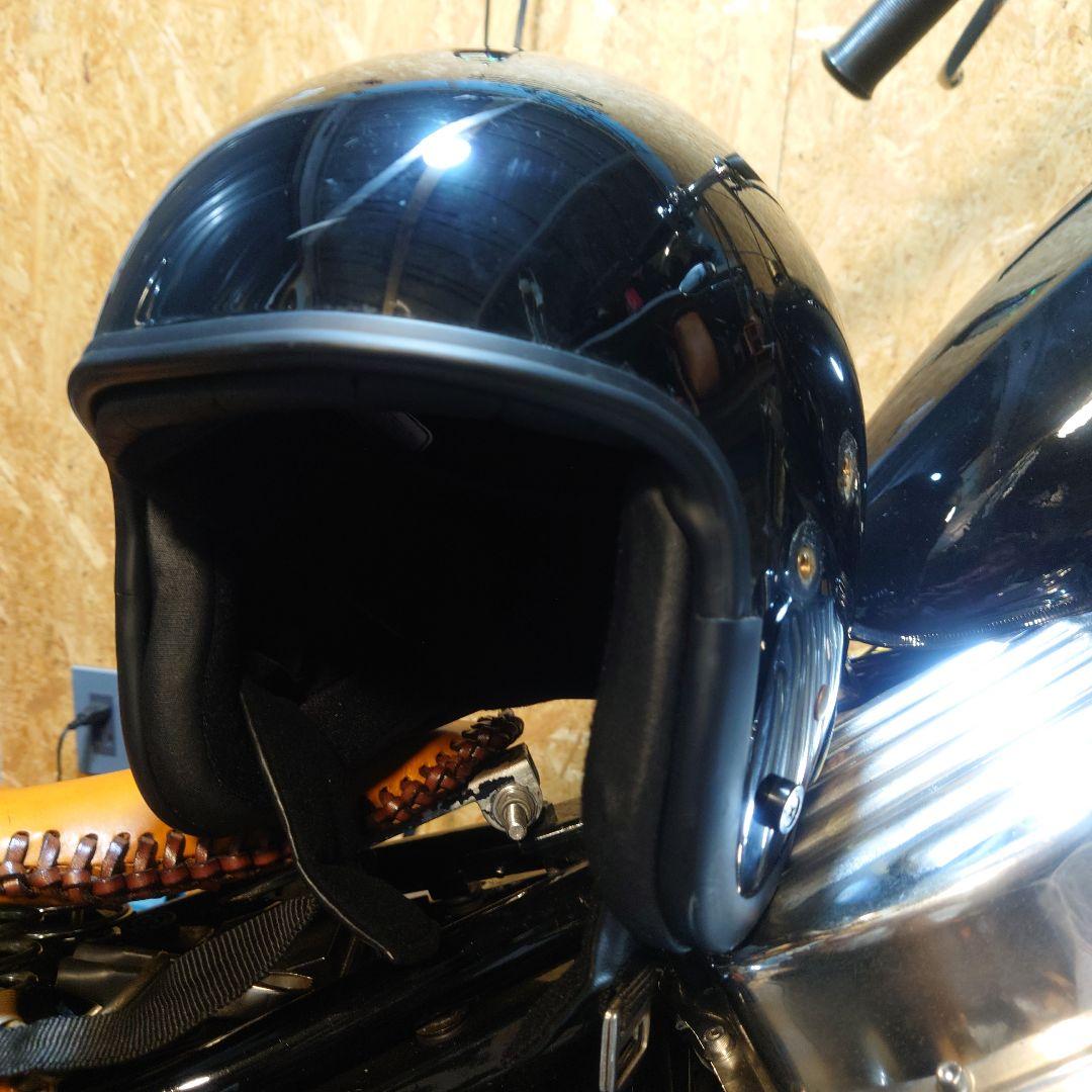 ブラック ジェットヘルメット ハーレー