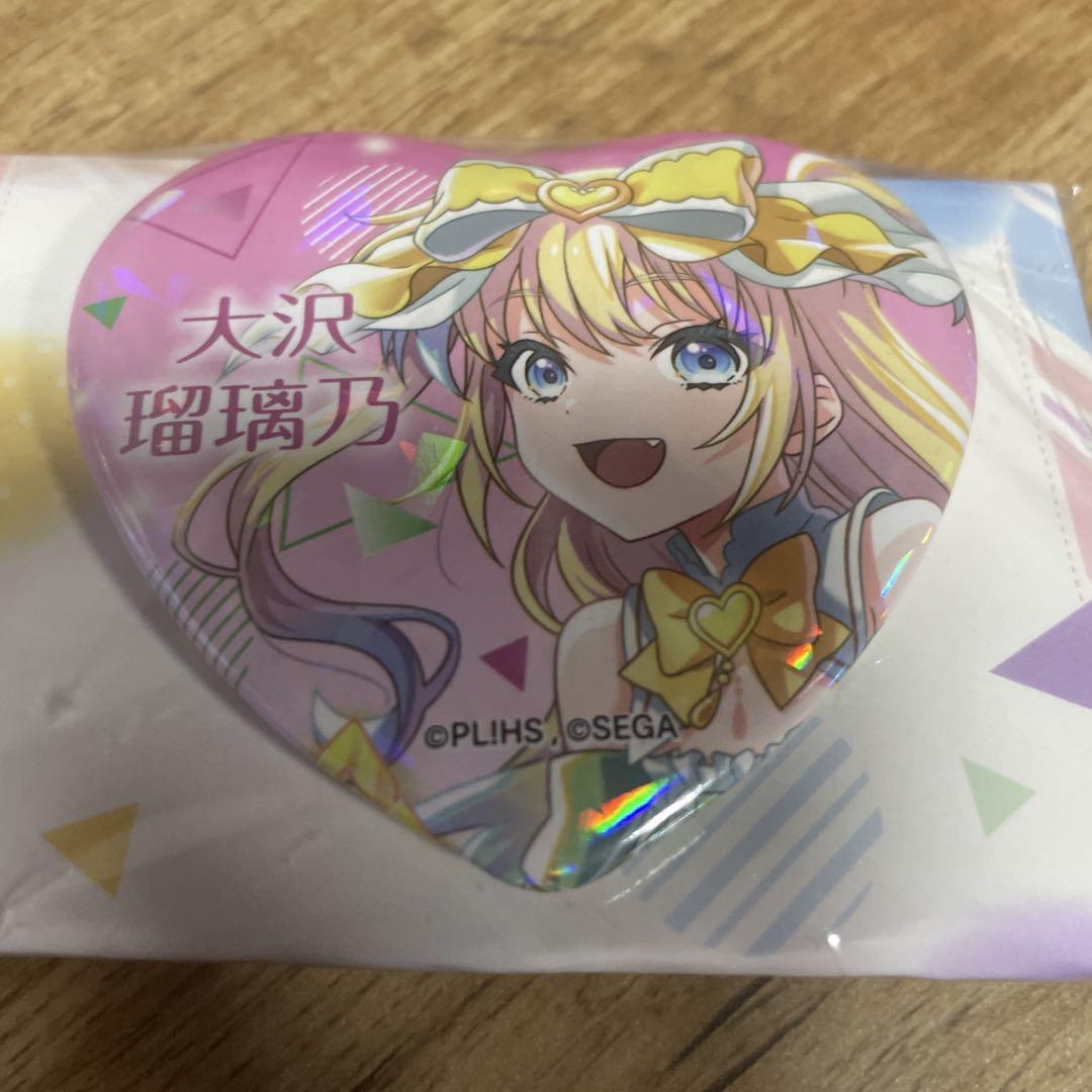 Link！Like！ラブライブ！×オンゲキ キラキラハート型缶バッジ　10点 Link！Like！ラブライブ！×オンゲキ キラキラハート型缶バッジ