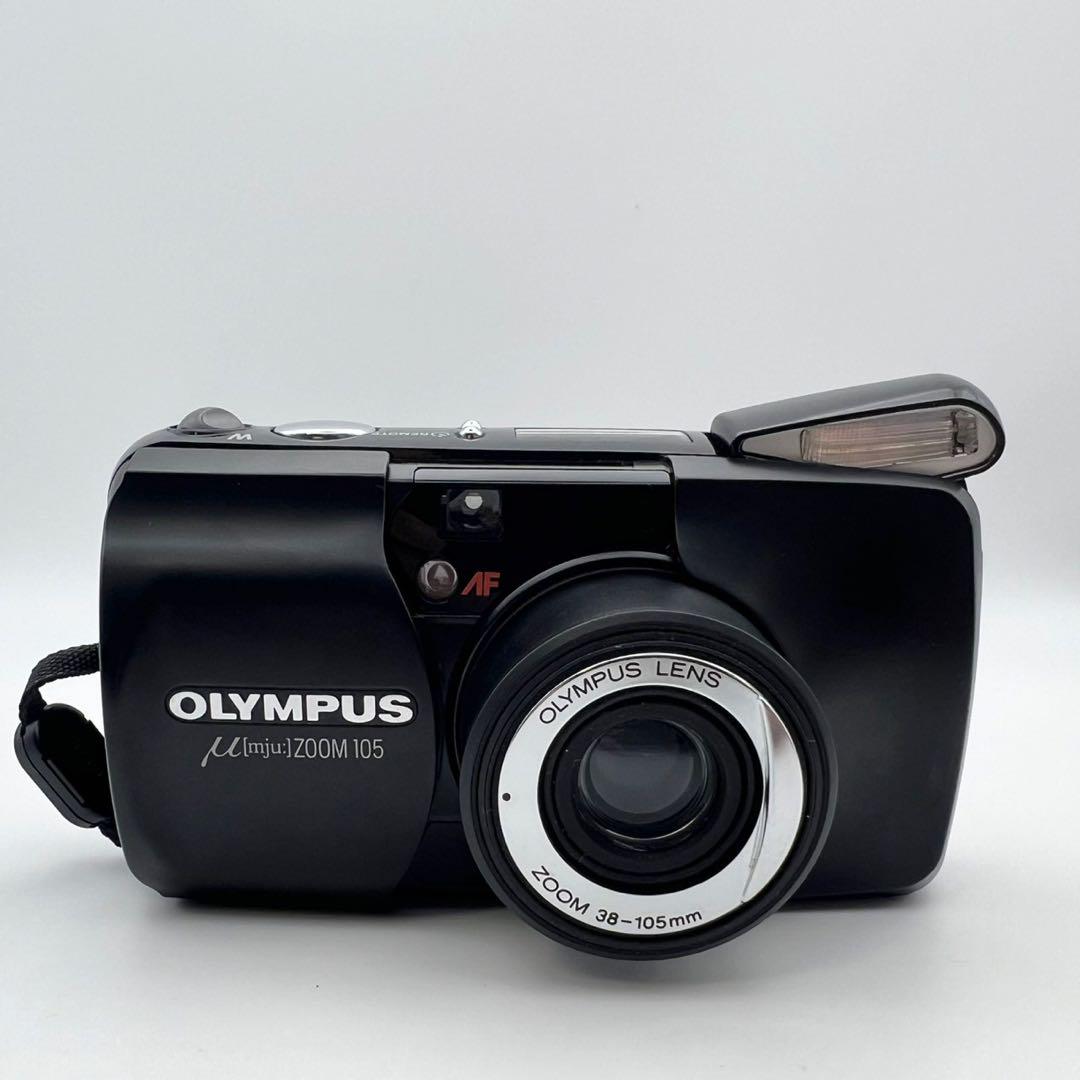 ■完動品 OLYMPUS μ ZOOM 105 フィルムカメラ　動作確認済み 動作確認済】 Olympus μ ZOOM 105