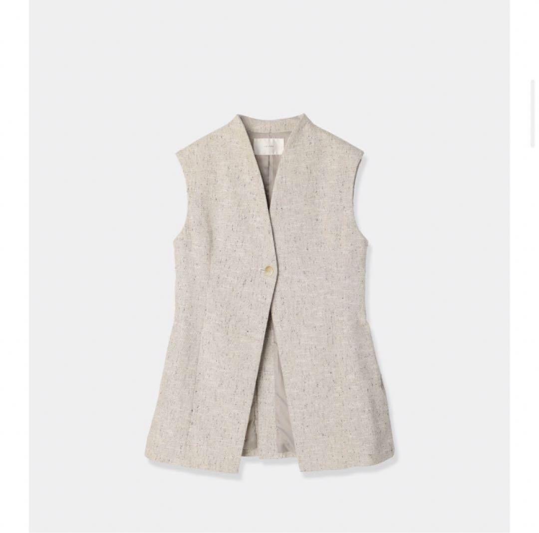 ローレンslub tweed shape vest FREE / beige ローレンslub tweed shape vest FREE / beige - メルカリ
