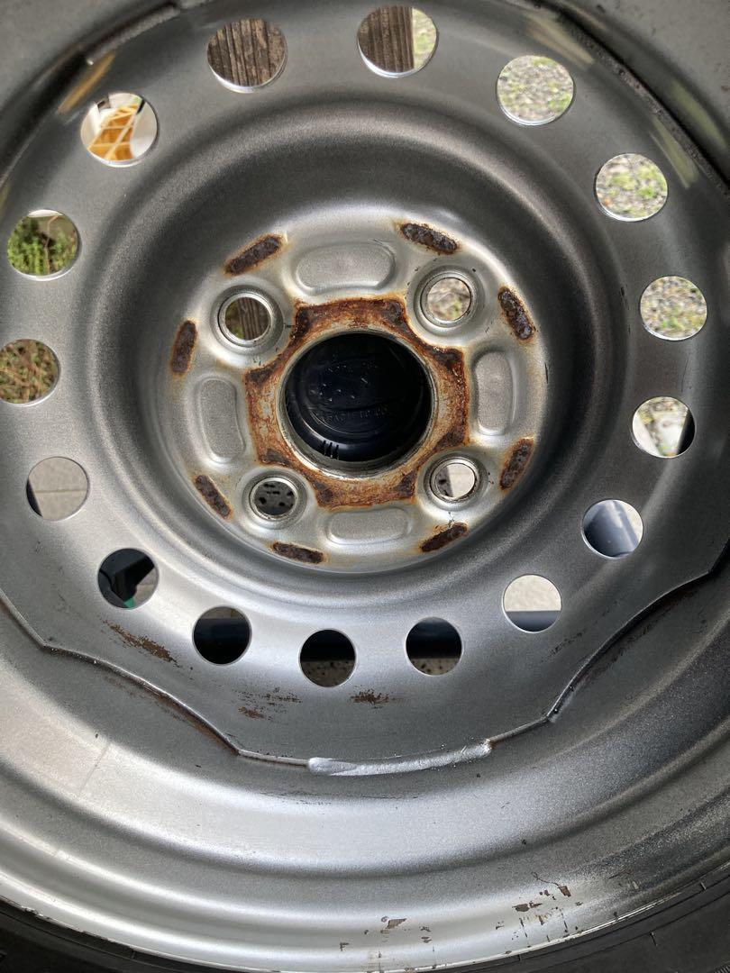 スバル サンバー純正ホイール&ダンロップ サマータイヤ145R12 6PR ②