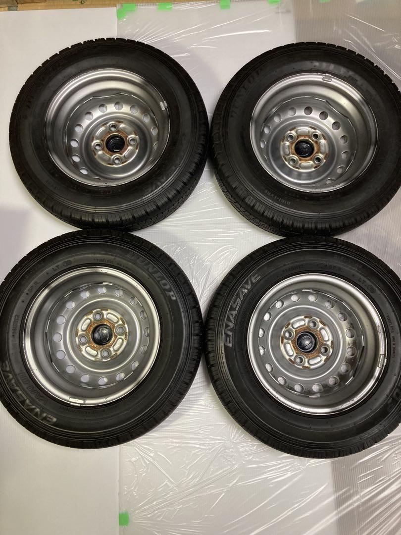 スバル サンバー純正ホイール&ダンロップ サマータイヤ145R12 6PR ②
