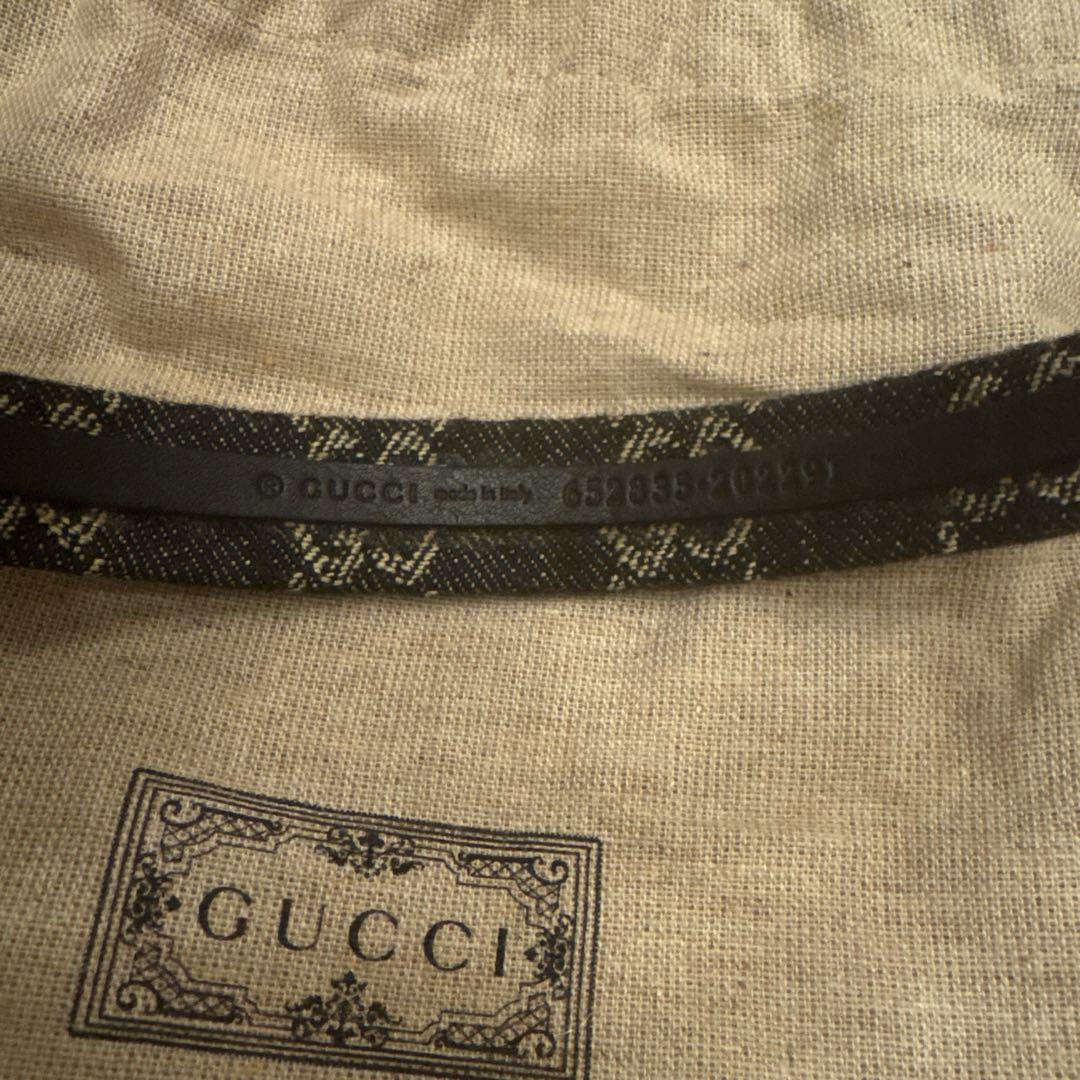 【即購入可】美品 GUCCI グッチ 652835 カチューシャ ブラック