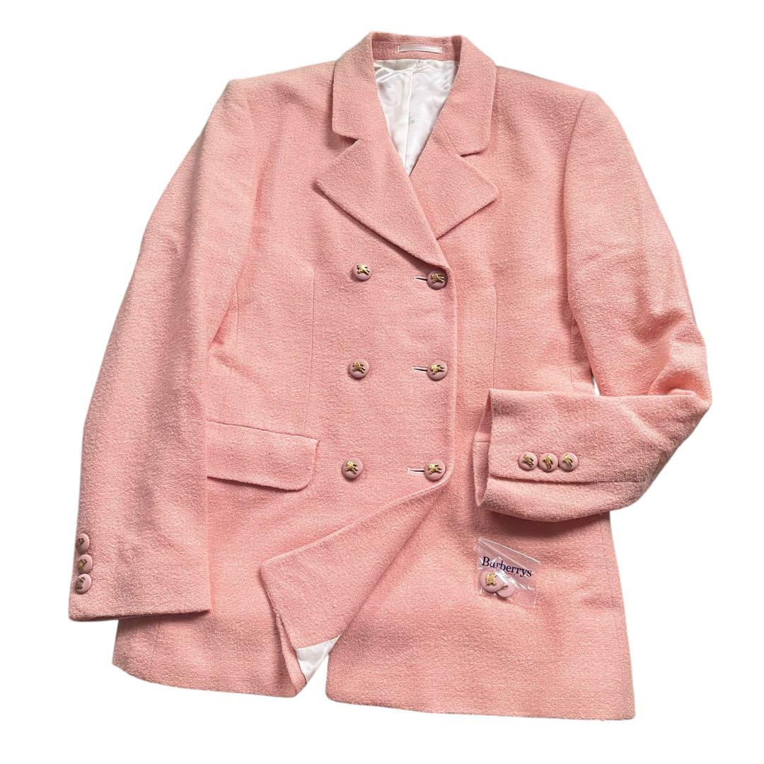 希少　BURBERRY vintage double tweed jacket
