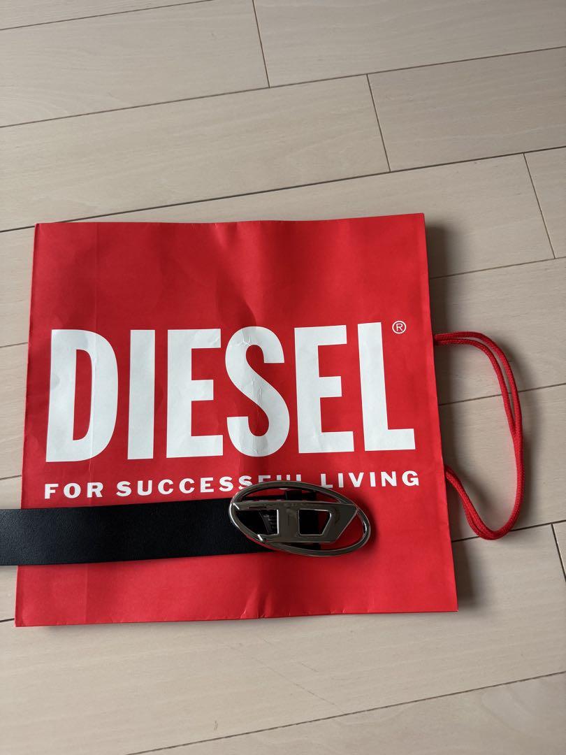 DIESEL 1DR レザー ベルト 80サイズ ユニセックス
