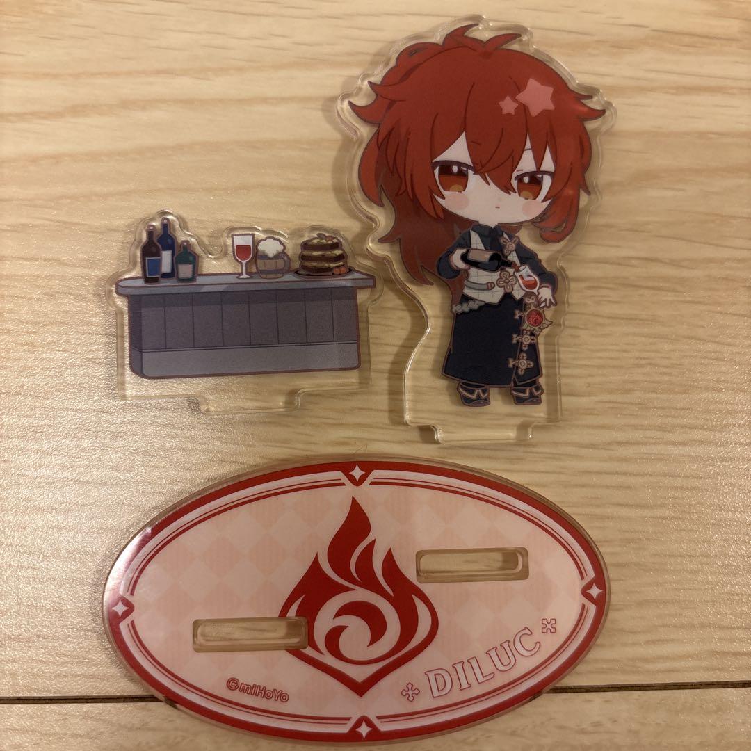 原神 スイパラ アクスタ ディルック ガイア - メルカリ