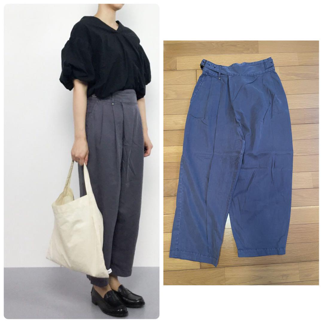 ベルト付きパンツ