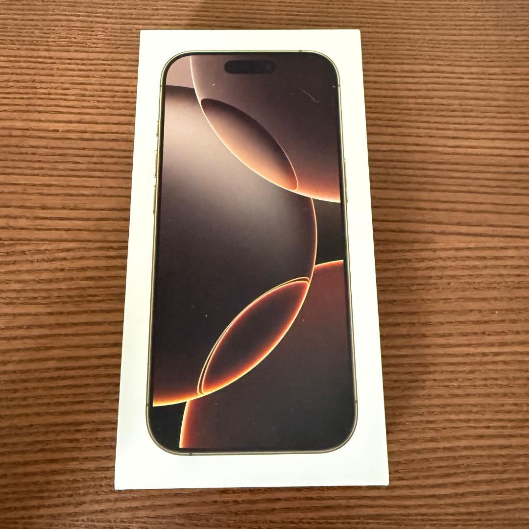 新品未開封品 iPhone 16 Pro 256GB デザートチタニウム 本体