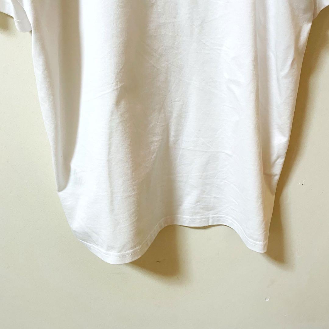 極美品✨ タトラス クルーネック ロゴ入 半袖 Tシャツ カットソー ホワイト