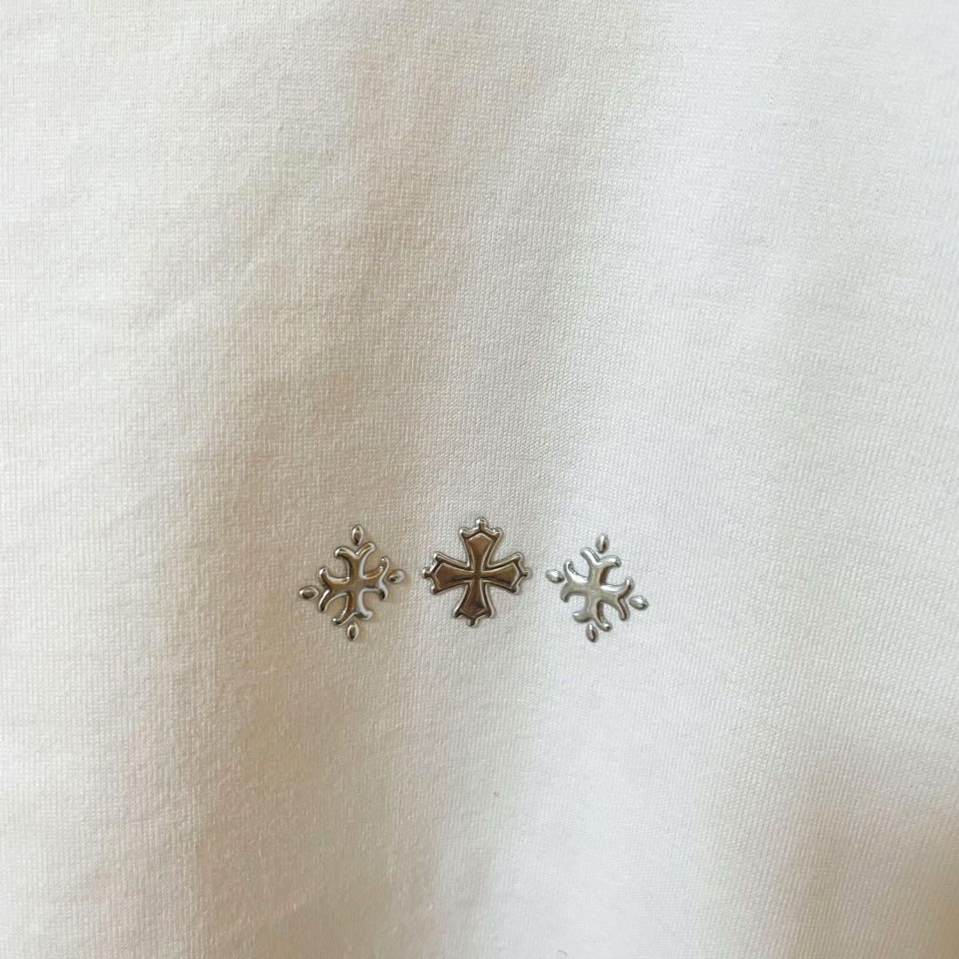極美品✨ タトラス クルーネック ロゴ入 半袖 Tシャツ カットソー ホワイト