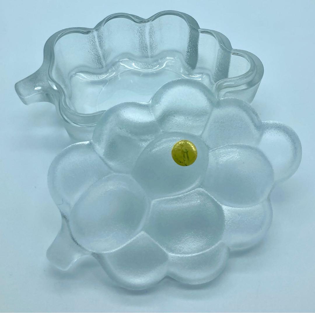 HOYA クリスタルガラス製容器葡萄小物入れ