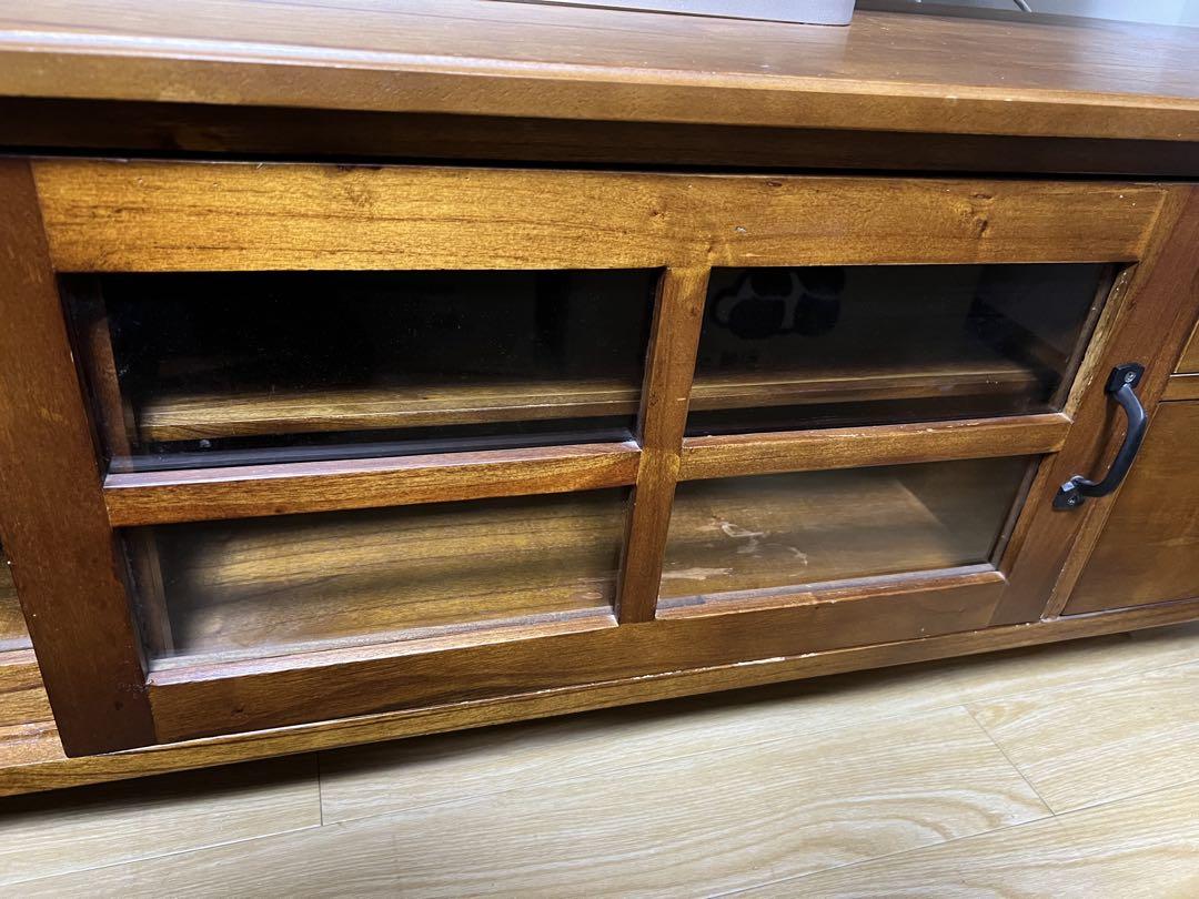 東谷 ティンバー ローボード テレビ台　ブラウン　150