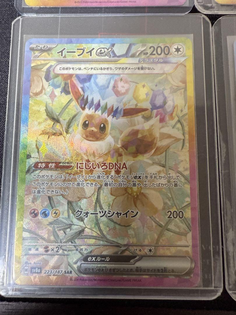 テラスタルフェスexイーブイSAR7枚セット