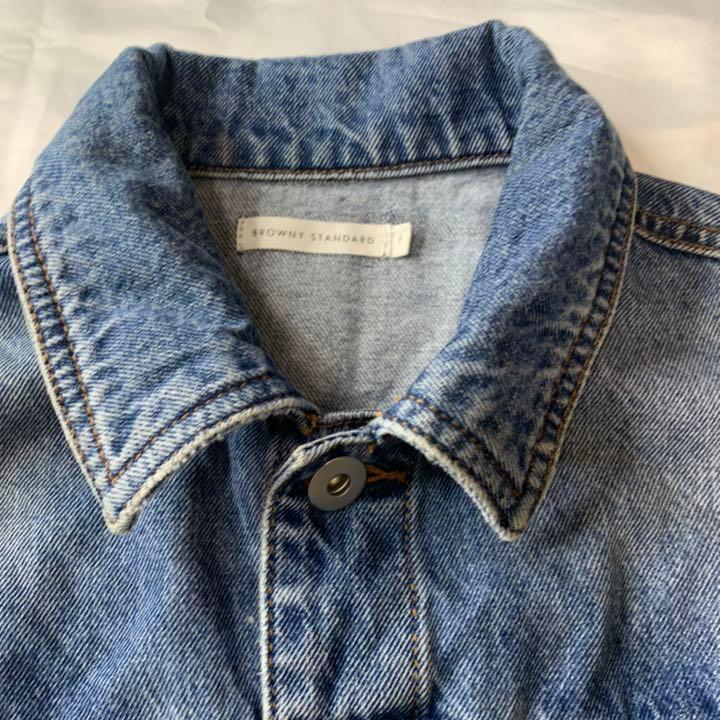 D1277【美品】ブラウニースタンダード デニムジャケット Gジャン