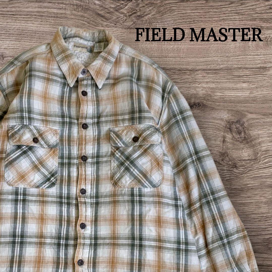 Import 00’s Vintage FIELD MASTER ネルシャツ 6,400円