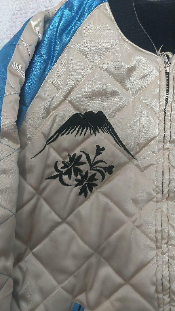 スカジャン 90s 別珍 白虎 日本マップ Lサイズ ジャケット スカジャン 90s 別珍 白虎 日本マップ Lサイズ ジャケット