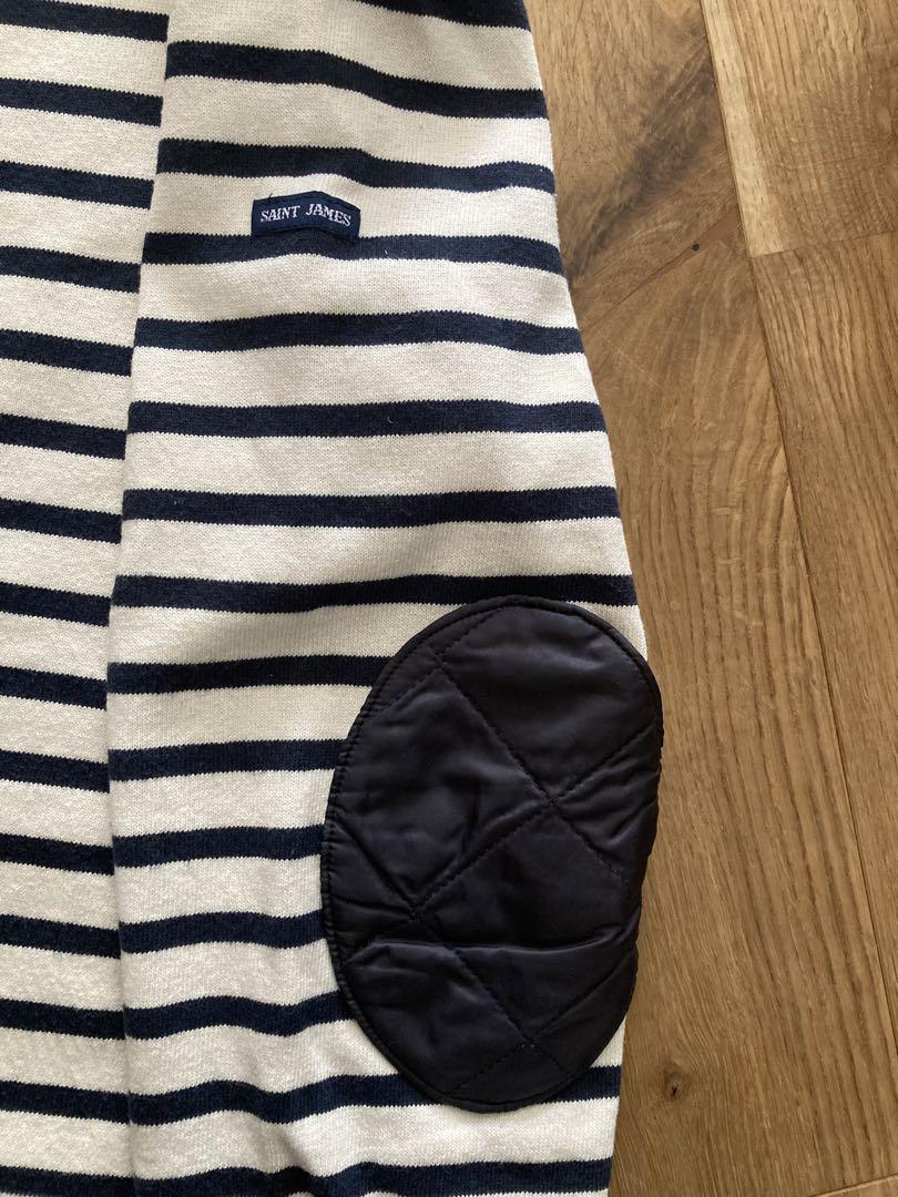 SAINT JAMES×LAVENHAM ウェッソン エルボーパッチ バスク