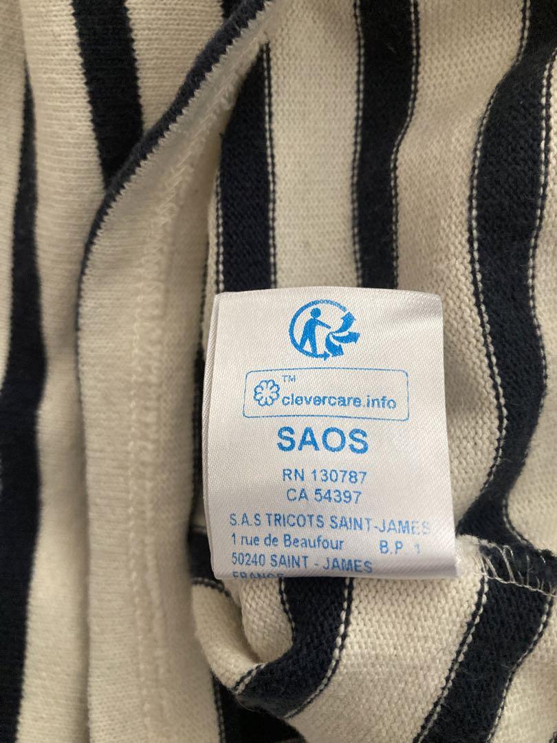 SAINT JAMES×LAVENHAM ウェッソン エルボーパッチ バスク