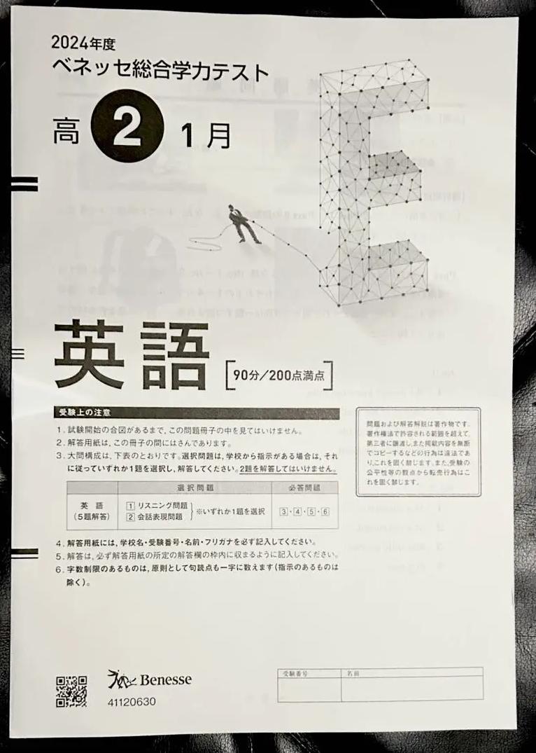 NO GM 高2生ベネッセ総合学力テスト 進研模試 HB SX