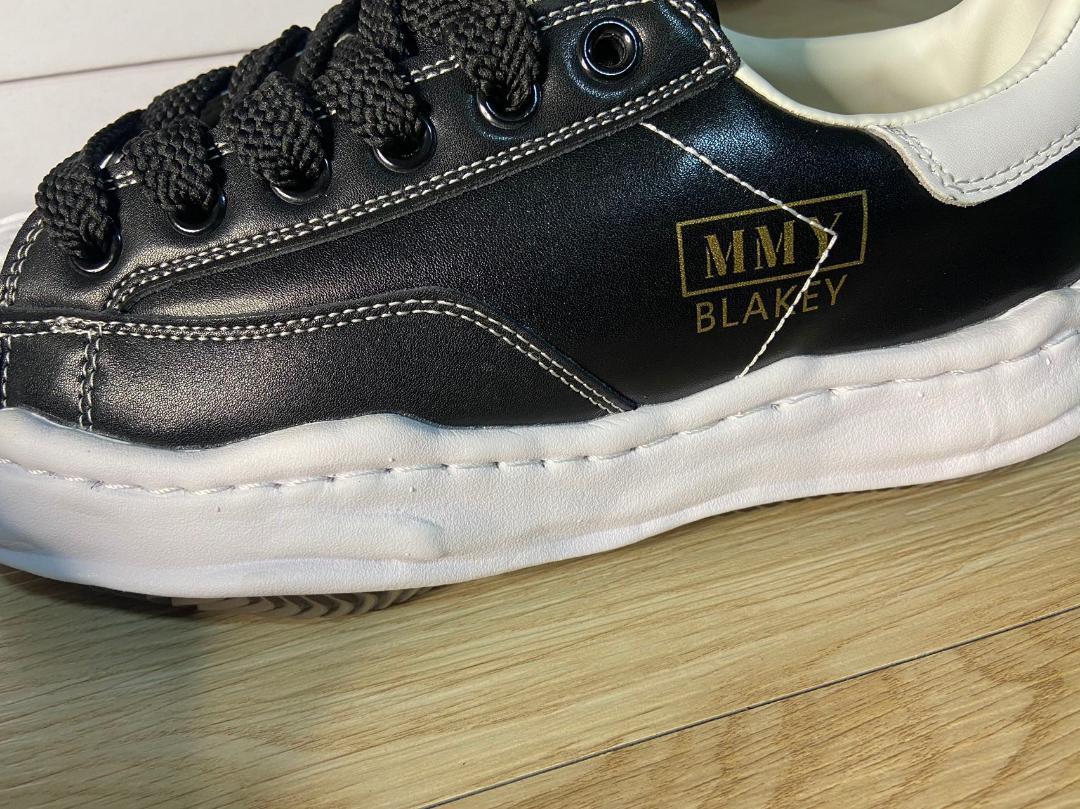 Maison Mihara Yasuhiro ブラック﻿ レザー スニーカー