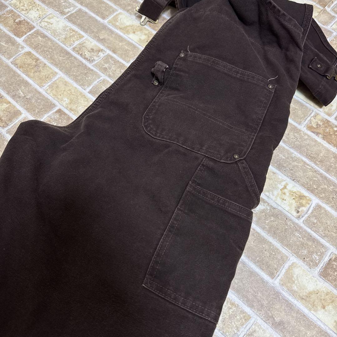 【90s】carhartt カーハート　オーバーオール　サロペット　キルティング