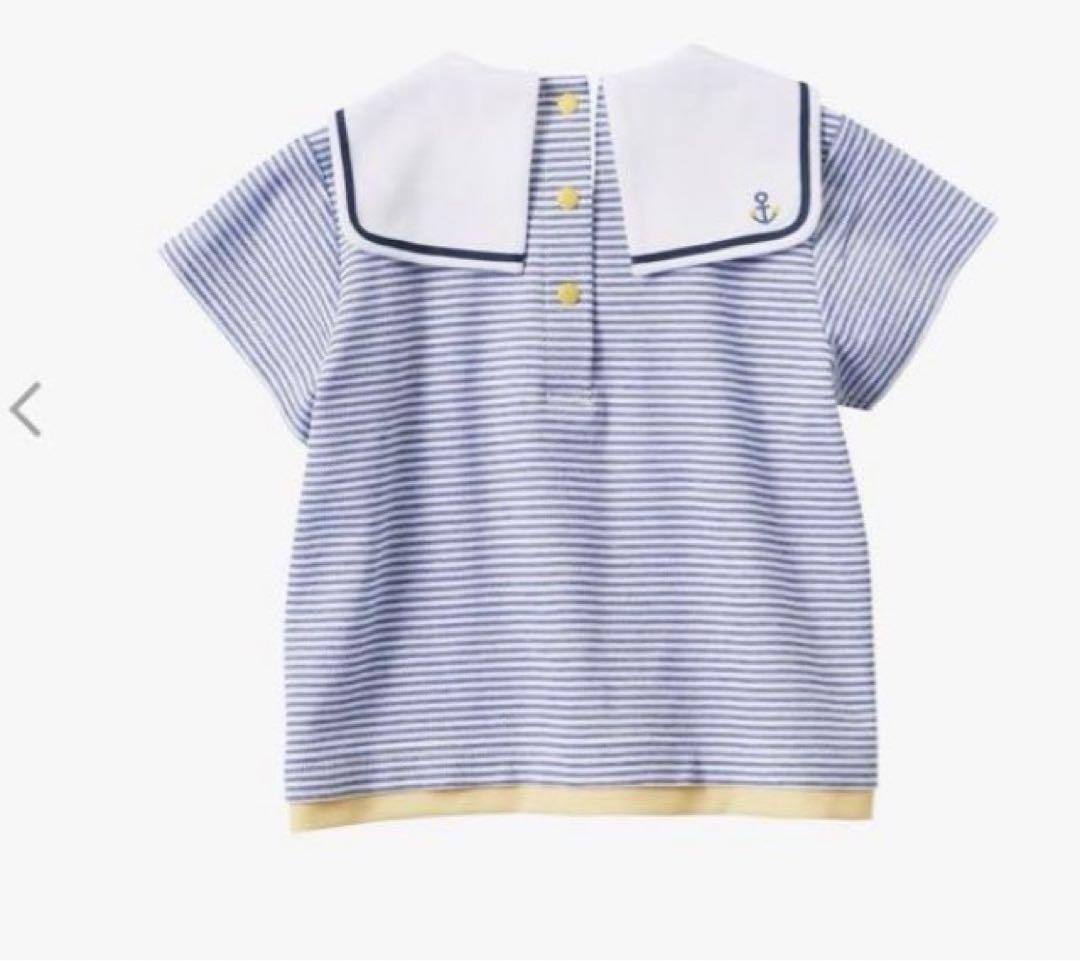 【新品】 ファミリア Tシャツ セーラー 80 ベビー