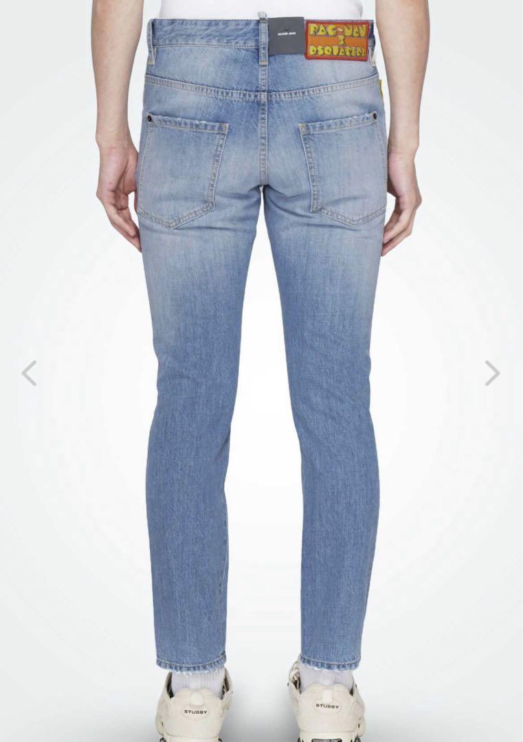 パンツ DSQUARED2 Pac-Man Skater Jean