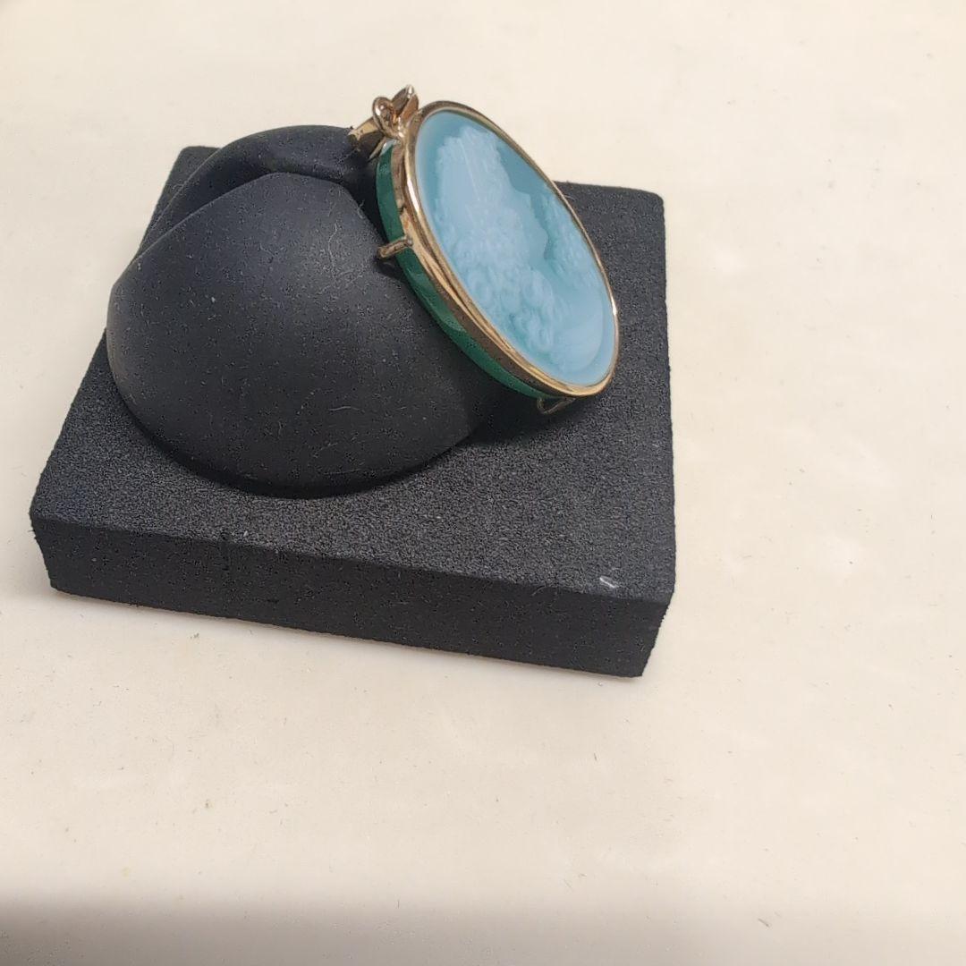 K18 ストーンカメオ　ペンダントトップ 楽天市場】K18 シェルカメオ ペンダントトップ 13mm×18mm 18金