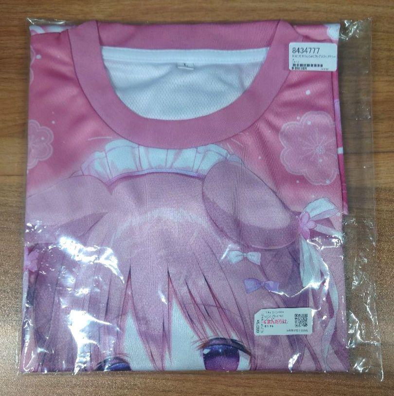 オリジナル　しらたまこ 和メイドまろん C102 フルグラフィックTシャツ L