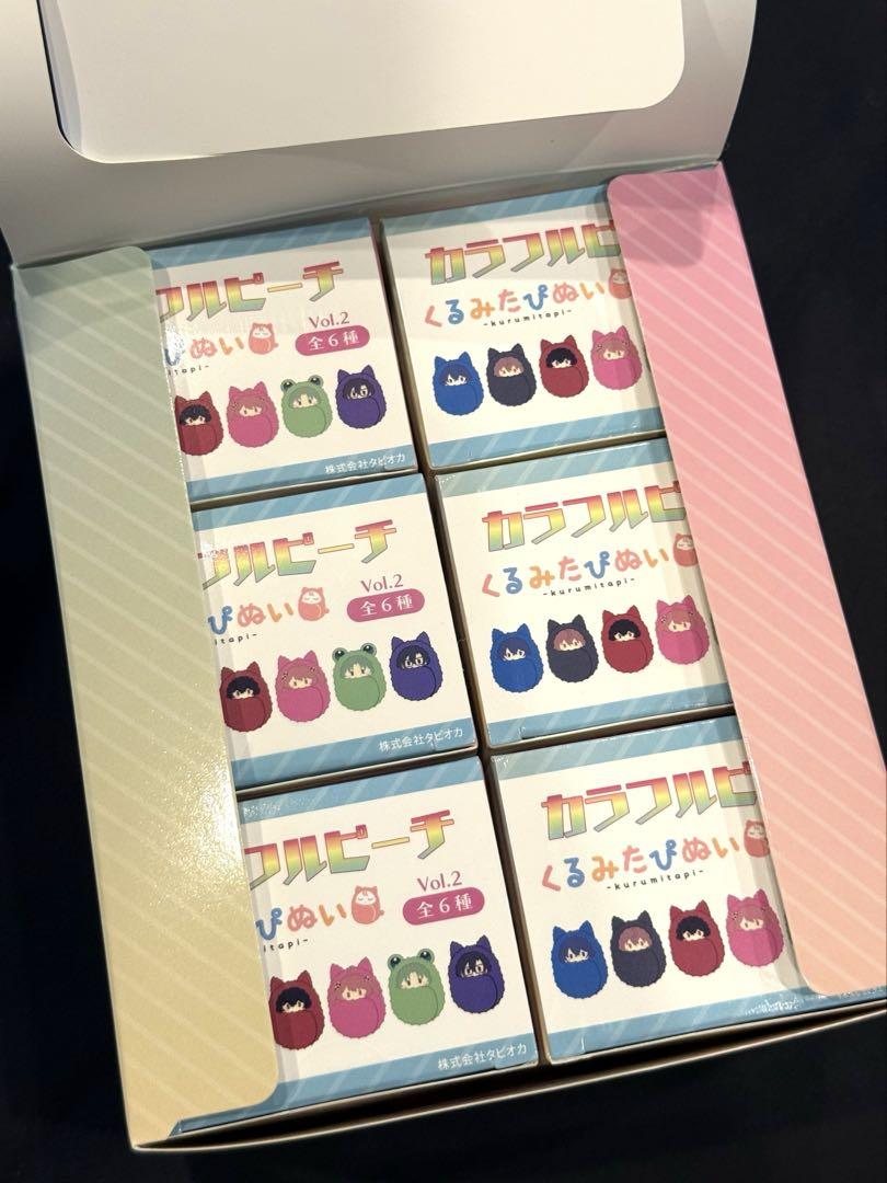 新品 未開封 カラフルピーチ くるみたぴぬい Vol.2 1BOX - メルカリ