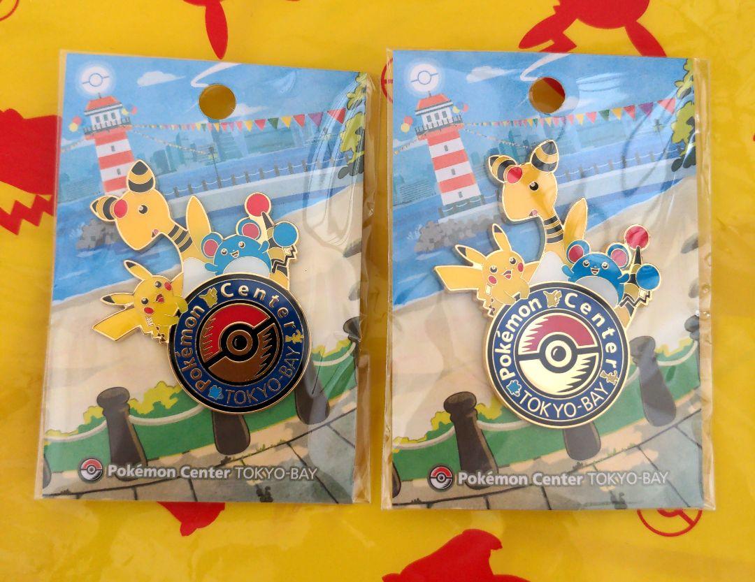 ポケモンセンター　トウキョーベイ　ロゴピンズ　ポケモン　ピンバッジ ポケモンセンター トウキョーベイ ロゴピンズ ピンバッジ 2個①