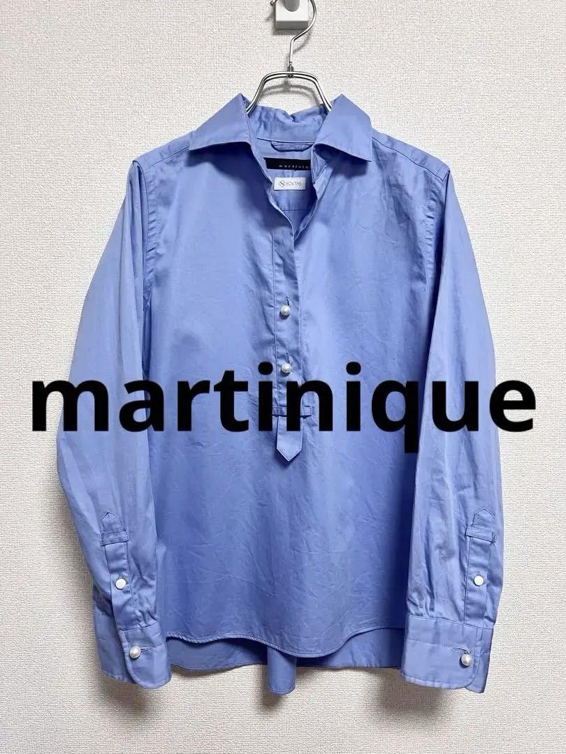 【早い者勝ち】 martinique マルティニーク パールスキッパー　ブラウス