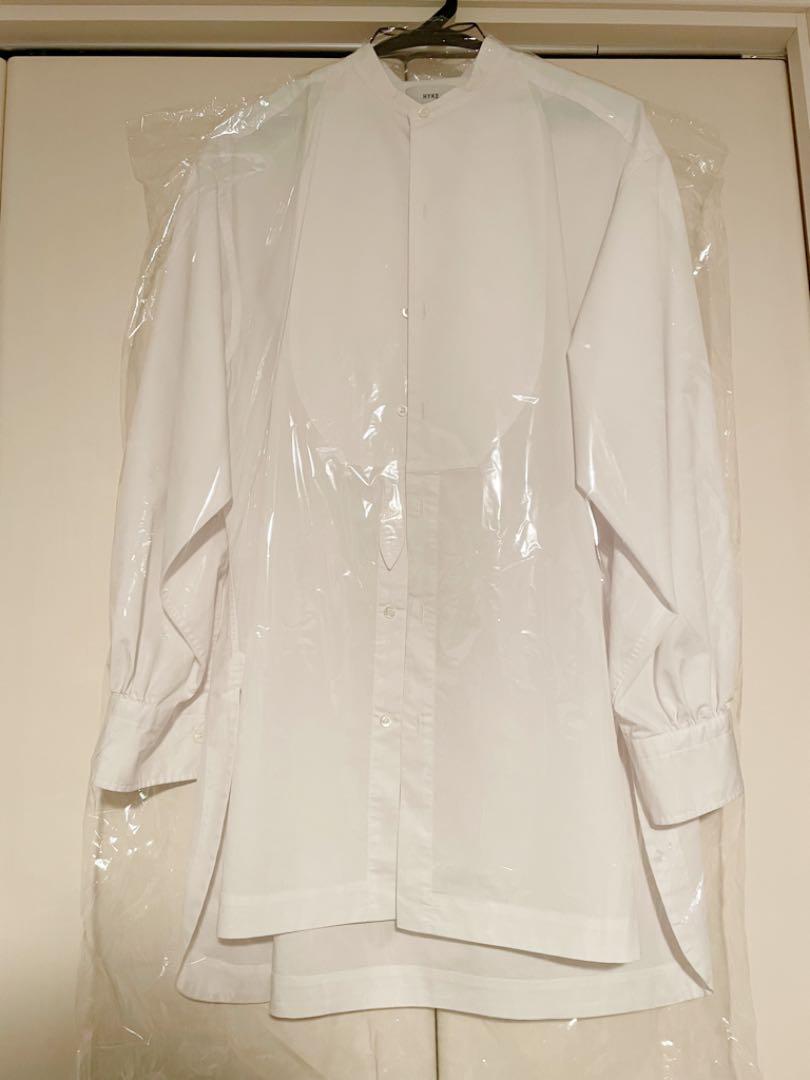 セールお得 HYKE bib frontshirts シャツ ZkeUj-m53463458742 品質保証SALE