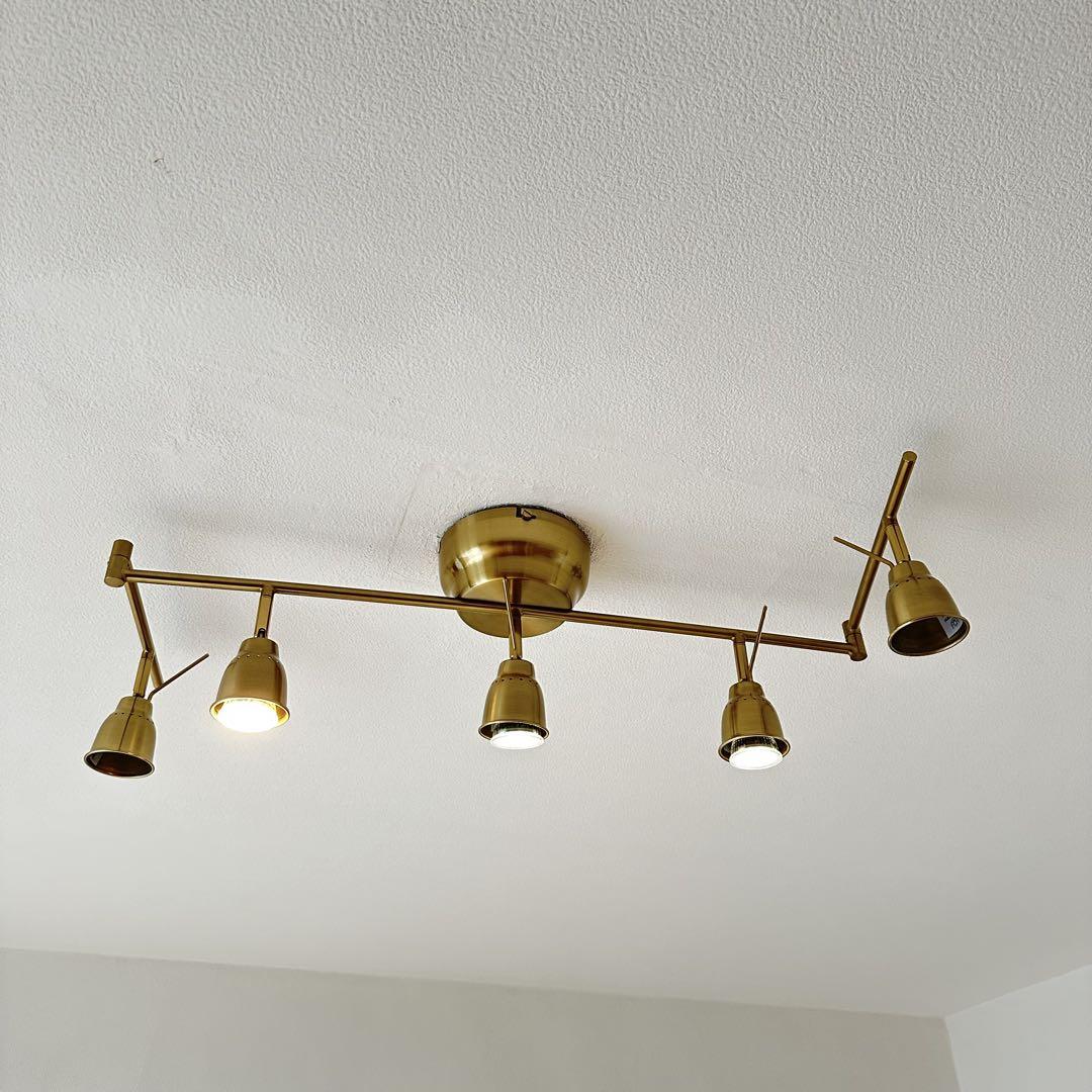 IKEA BAROMETER バロメーテル シーリング スポットライト電球3個付