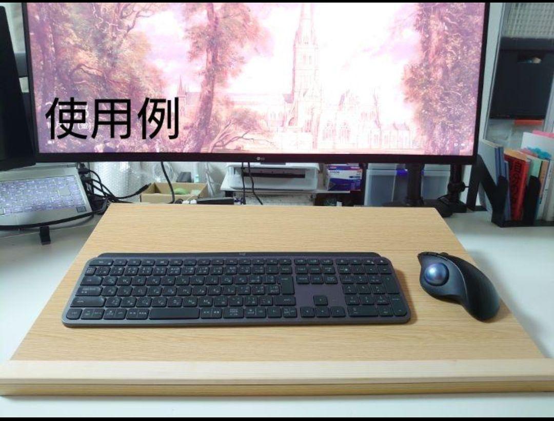 勉強用の傾斜台 (大型・木目ベージュ)60㎝×40㎝ ライティングボード