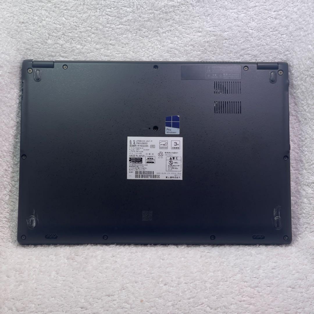 美品 Window10 Pro ノートパソコン LIFEBOOK U937/P