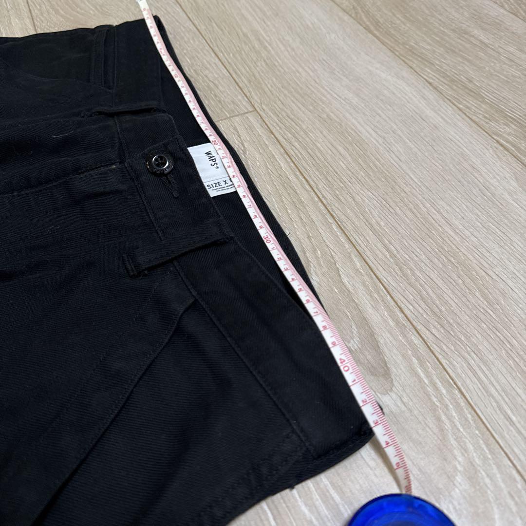 WTAPS 黒 ワイドチノパンSIZE X 03