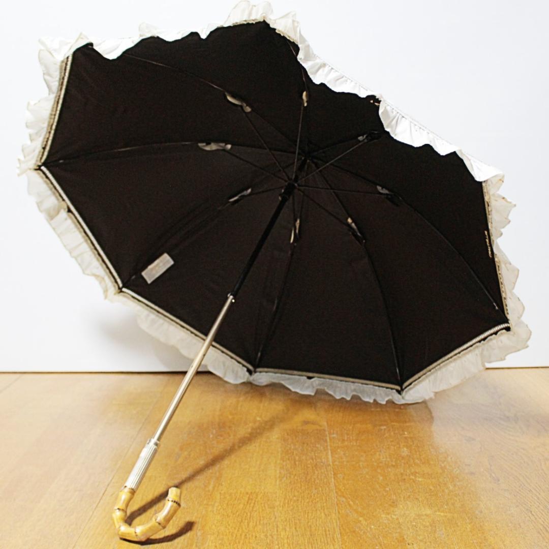 新品 ジルスチュアート メタル繊維アクセント フリル 手元伸縮